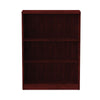 Alera® Alera® Valencia™ Series Bookcase, Three-Shelf, 31.75w x 14d x 39.38h, Mahogany Standard Multi-Shelf Bookcases - Office Ready