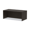 Alera® Alera® Valencia™ Series Straight Front Desk Shell, 71" x 35.5" x 29.63", Espresso Desk Shells - Office Ready