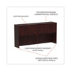 Alera® Alera® Valencia™ Series Hutch, 4 Compartments, 70.63w x 15d x 35.38h, Mahogany Office Hutches - Office Ready