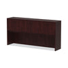 Alera® Alera® Valencia™ Series Hutch, 4 Compartments, 70.63w x 15d x 35.38h, Mahogany Office Hutches - Office Ready