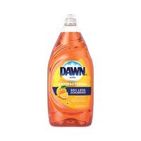 Dawn® Ultra Antibacterial Dishwashing Liquid, Orange Scent, 38 oz Bottle, 8/Carton Manual Dishwashing Detergents - Office Ready