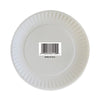 AJM Packaging Corporation Gold Label Coated Paper Plates, 6" dia, White, 100/Pack, 12 Packs/Carton Plates - Office Ready