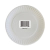 AJM Packaging Corporation Gold Label Coated Paper Plates, 9" dia, White, 100/Pack, 12 Packs/Carton Plates - Office Ready