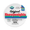 AJM Packaging Corporation Original Heavyweights Paper Plates, 9" dia, White, 120/Pack, 8 Packs/Carton Plates - Office Ready