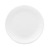 AJM Packaging Corporation Gold Label Coated Paper Plates, 9" dia, White, 100/Pack, 12 Packs/Carton Plates - Office Ready