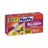 Hefty® Slider Bags, Quart, 8" x 7", Clear, 40/Box Consumer Slider/Zip Food-Storage Bags - Office Ready