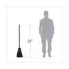 Boardwalk® Maid Broom, Plastic Bristles, 54" Overall Length, Dozen Traditional Corn/Synthetic Brooms - Office Ready