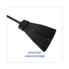 Boardwalk® Maid Broom, Plastic Bristles, 54" Overall Length, Dozen Traditional Corn/Synthetic Brooms - Office Ready