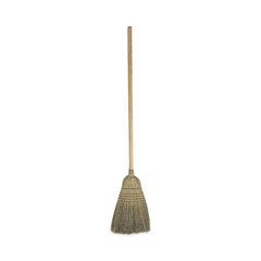 Boardwalk® Warehouse Broom, Corn Fiber Bristles, 56" Overall Length, Natural, 12/Carton