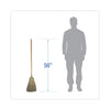 Boardwalk® Warehouse Broom, Corn Fiber Bristles, 56" Overall Length, Natural, 12/Carton Traditional Corn/Synthetic Brooms - Office Ready