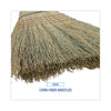 Boardwalk® Warehouse Broom, Corn Fiber Bristles, 56" Overall Length, Natural Traditional Corn/Synthetic Brooms - Office Ready