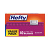 Hefty® Slider Bags, Quart, 8" x 7", Clear, 40 Bags/Box, 9 Boxes/Carton Consumer Slider/Zip Food-Storage Bags - Office Ready