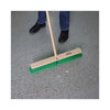 Boardwalk® Floor Brush Head, 3" Green Flagged Recycled PET Plastic Bristles, 24" Brush Push Broom Heads - Office Ready