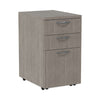 Alera® Alera® Valencia Series Mobile Box/Box/File Pedestal File, Left/Right, 3-Drawer: Box/Box/File, Legal/Letter, Gray, 15.88 x 20.5 x 28.39 Vertical Desk Pedestals - Office Ready