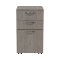 Alera® Alera® Valencia Series Mobile Box/Box/File Pedestal File, Left/Right, 3-Drawer: Box/Box/File, Legal/Letter, Gray, 15.88 x 20.5 x 28.39 Vertical Desk Pedestals - Office Ready