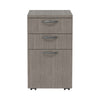 Alera® Alera® Valencia Series Mobile Box/Box/File Pedestal File, Left/Right, 3-Drawer: Box/Box/File, Legal/Letter, Gray, 15.88 x 20.5 x 28.39 Vertical Desk Pedestals - Office Ready