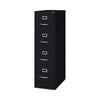 Alera® Four-Drawer Economy Vertical File, Letter-Size File Drawers, 15" x 26.5" x 52", Black Vertical File Cabinets - Office Ready
