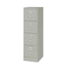Alera® Four-Drawer Economy Vertical File, Letter-Size File Drawers, 15" x 22" x 52", Light Gray Vertical File Cabinets - Office Ready