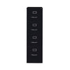 Alera® Four-Drawer Economy Vertical File, Letter-Size File Drawers, 15" x 26.5" x 52", Black Vertical File Cabinets - Office Ready