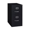 Alera® Two-Drawer Economy Vertical File, Letter-Size File Drawers, Black, 15" x 22" x 28.37" Vertical File Cabinets - Office Ready