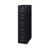 Alera® Five-Drawer Economy Vertical File, Letter-Size File Drawers, 15" x 26.5" x 61.37", Black Vertical File Cabinets - Office Ready