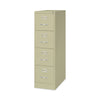 Alera® Four-Drawer Economy Vertical File, Letter-Size File Drawers, 15" x 26.5" x 52", Putty Vertical File Cabinets - Office Ready