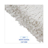 Boardwalk® Cut-End Wet Mop Heads, Rayon, 20oz, White, 12/Carton Wet Mop Heads - Office Ready