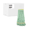 Boardwalk® EcoMop Head, Recycled Fibers, Extra Large Size, Green, 12/CT Wet Mop Heads - Office Ready