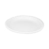 Pactiv Evergreen Placesetter Deluxe Laminated Foam Dinnerware, Plate, 10.25" dia, White, 540/Carton Plates - Office Ready