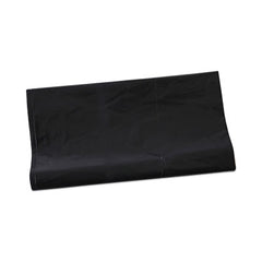 Boardwalk® Linear Low Density Industrial Can Liners, 56 gal, 1.7 mil, 43" x 47", Black, Flat Pack, 100/Carton