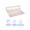 Boardwalk® High Density Industrial Can Liners Coreless Rolls, 60 gal, 13 mic, 38" x 60", Natural, Perforated, 25 Bags/Roll, 8 Rolls/CT HDPE Waste Can Liners - Office Ready