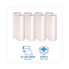 Boardwalk® High Density Industrial Can Liners Coreless Rolls, 60 gal, 13 mic, 38" x 60", Natural, Perforated, 25 Bags/Roll, 8 Rolls/CT HDPE Waste Can Liners - Office Ready