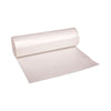 Boardwalk® High Density Industrial Can Liners Coreless Rolls, 45 gal, 13 mic, 40" x 48", Natural, Perforated, 25 Bags/Roll, 10 Rolls/CT HDPE Waste Can Liners - Office Ready