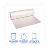 Boardwalk® High Density Industrial Can Liners Coreless Rolls, 45 gal, 13 mic, 40" x 48", Natural, Perforated, 25 Bags/Roll, 10 Rolls/CT HDPE Waste Can Liners - Office Ready