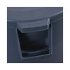 Boardwalk® Round Lids for Waste Receptacles, Flat-Top, Round, Plastic Gray Flat-Top Waste Receptacle Lids - Office Ready