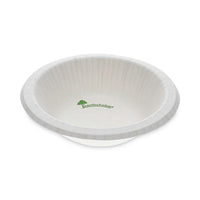 Pactiv Evergreen EarthChoice® Pressware® Compostable Dinnerware, Bowl, Paper, 12 oz, White, 750/Carton Bowls - Office Ready