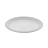 Pactiv Evergreen Meadoware Impact Plastic Dinnerware, Plate, 8.88" dia, White, 400/Carton Plates - Office Ready
