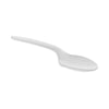 Pactiv Evergreen Fieldware Cutlery, Mediumweight Spoon, Plastic, White, 1,000/Carton Disposable Teaspoons - Office Ready