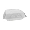 Pactiv Evergreen SmartLock® Foam Hinged Lid Container, Large, 9 x 9.13 x 3.25, White, 150/Carton Takeout Food Containers - Office Ready