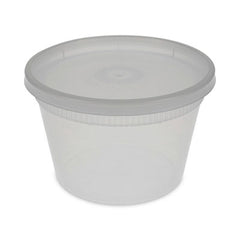 Pactiv Evergreen Newspring DELItainer Microwavable Container, 16 oz, 2 x 2 x 2, Clear, Plastic, 240/Carton