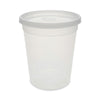 Pactiv Evergreen Newspring® DELItainer® Microwavable Container, 32 oz, 4 .55 Diameter x 5.55 h, Clear, Plastic, 240/Carton Takeout Food Containers - Office Ready