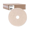 Boardwalk® Natural Hog Hair Burnishing Floor Pads, 20" Diameter, Tan, 5/Carton Burnish/Buff Floor Pads - Office Ready