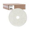 Boardwalk® Natural White Burnishing Floor Pads, 20" Diameter, White, 5/Carton Burnish/Buff Floor Pads - Office Ready