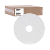 Boardwalk® Polishing Floor Pads, 15" Diameter, White, 5/Carton Burnish/Buff Floor Pads - Office Ready