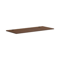 HON® Mod Worksurface, Rectangular, 72w x 30d, Sepia Walnut Communal-Work & Training Table Tops - Office Ready