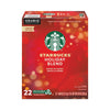 Starbucks® Holiday Blend Coffee, K-Cups, 22/Box, 4 Boxes/Carton Coffee K-Cups - Office Ready