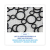 Boardwalk® Disposable Urinal Floor Mat 2.0, Slip-Resistant Rubber, 17.5 x 20, Black/White, 6/Carton Bath & Restroom Mats - Office Ready