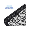Boardwalk® Disposable Urinal Floor Mat 2.0, Slip-Resistant Rubber, 17.5 x 20, Black/White, 6/Carton Bath & Restroom Mats - Office Ready