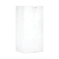 AJM Packaging Corporation Grocery Bag, #1 Size, 3.5" x 2.25" x 6.63", White, 500/Bundle