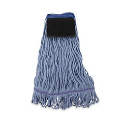 Boardwalk® Loop-End Mop with Scrub Pad, Loop-End, Cotton With Scrub Pad, Medium, 12/Carton